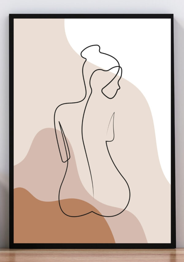 Cuadro silueta mujer II