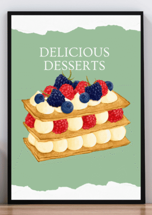 Cuadro delicious desserts