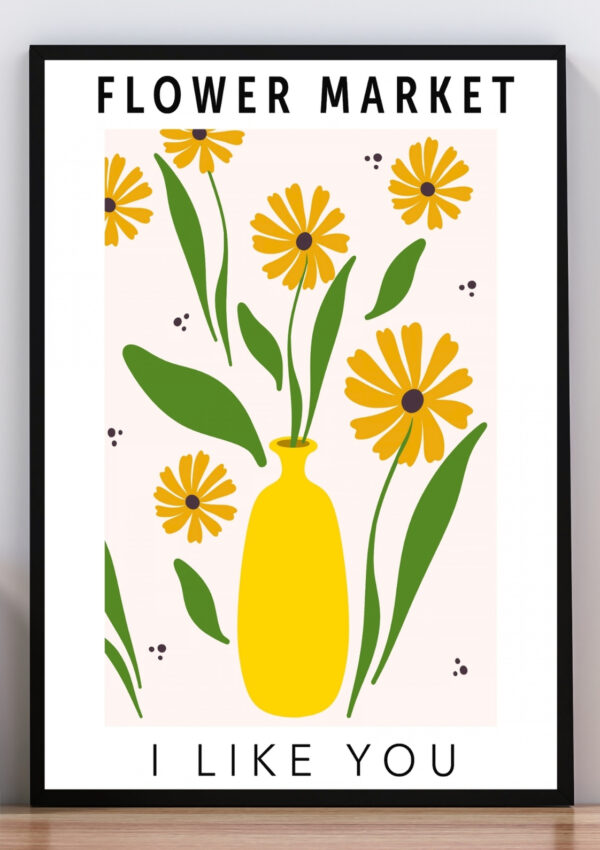 Cuadro flower print III