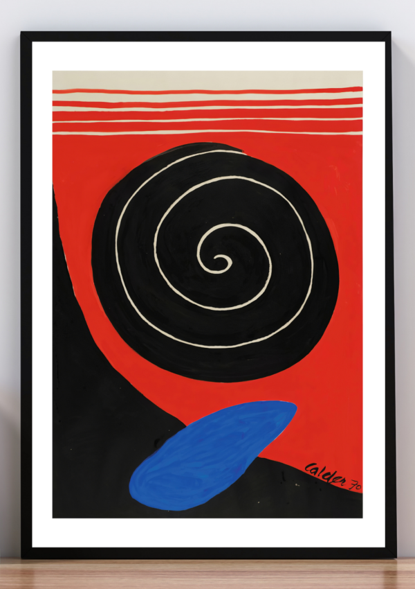 Cuadro Calder Boulder, Filled Spiral 1970