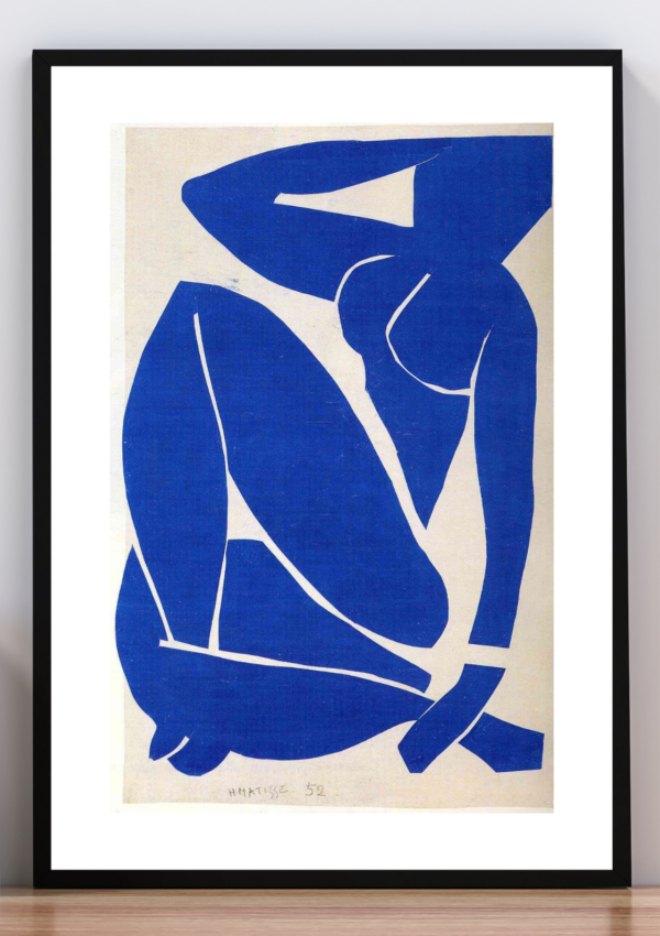 Cuadro blue nude . Matisse 1952