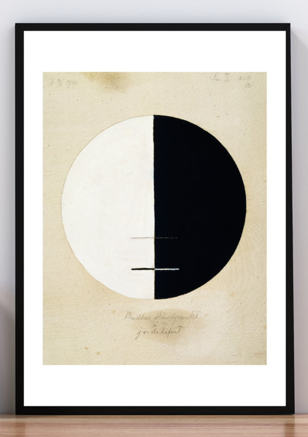 Cuadro el punto de vista de buda en la vida terrenal. Klint 1920