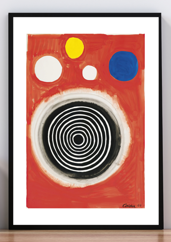 Cuadro Calder concentric Nebula