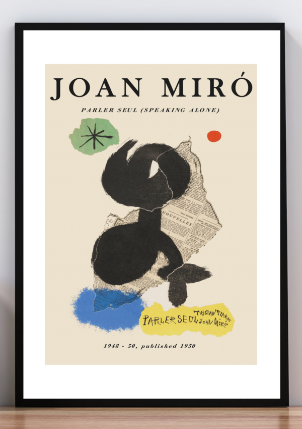 Cuadro joan miró parler seul