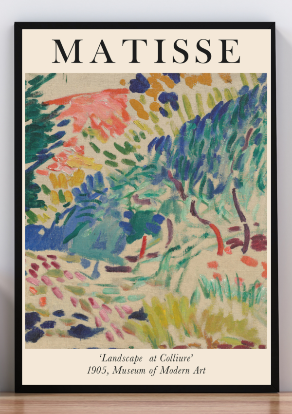 Cuadro Matisse landscape at colliure