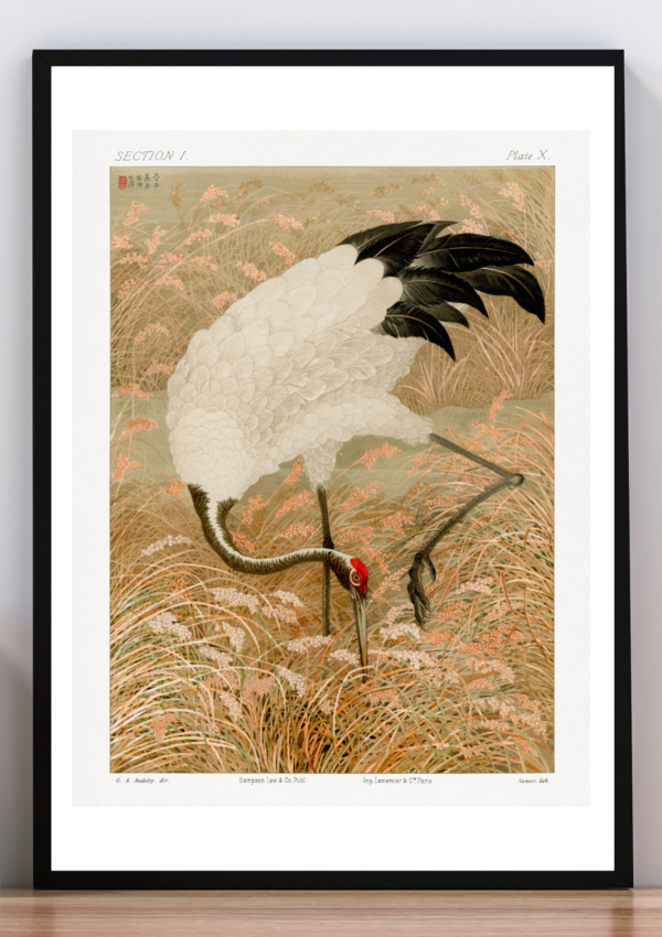 Cuadro ilustracion The Ornamental Arts of Japan. George Ashdown Audsley. 1882