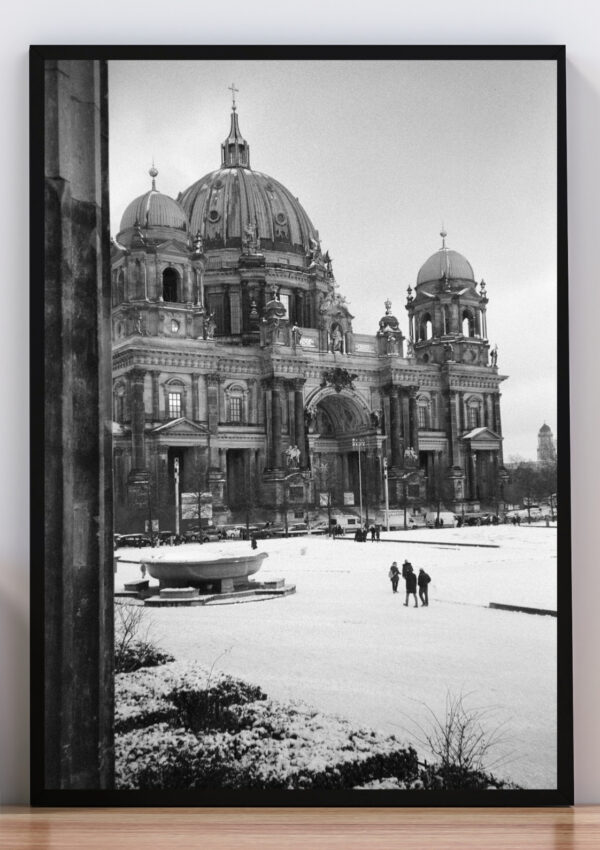 cuadro Catedral blanco y negro