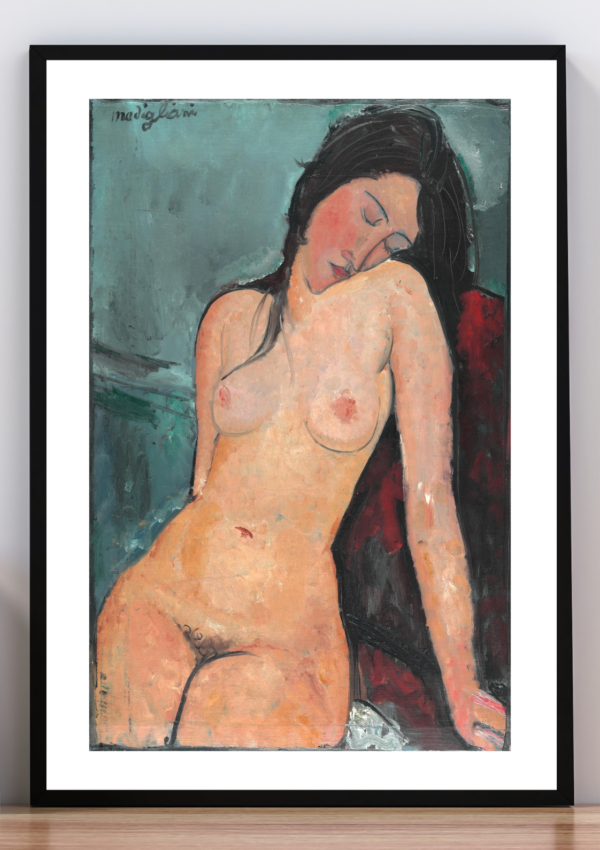 Cuadro Nu assis. Amadeo Modigliani 1916