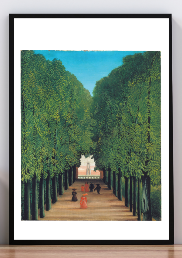 Cuadro Paseo en el parque. Henri Rosseau 1905