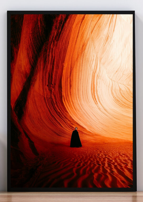 Cuadro foto de eco de piedra