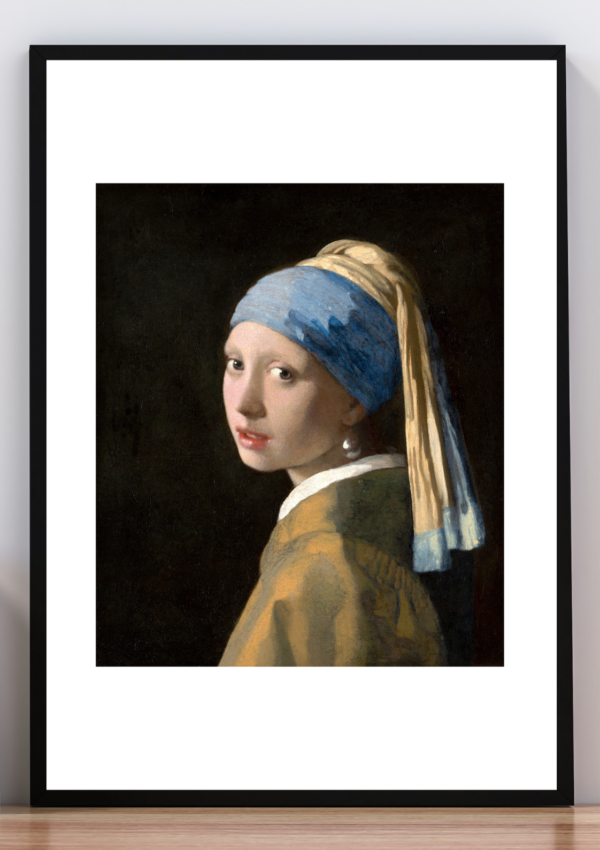 Cuadro la joven de la perla. Johannes Vermeer 1665