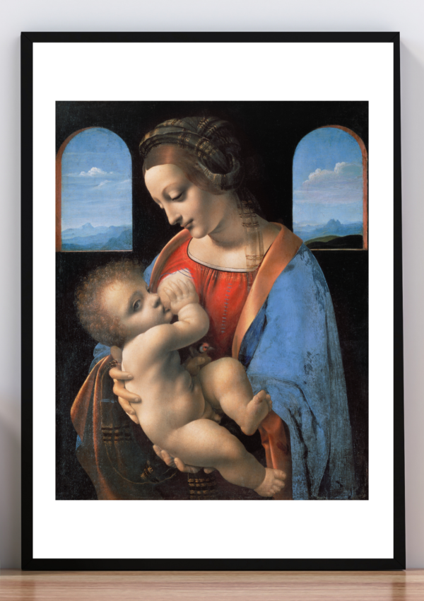 Cuadro madonna Litta. Leonardo da Vinci. 1490