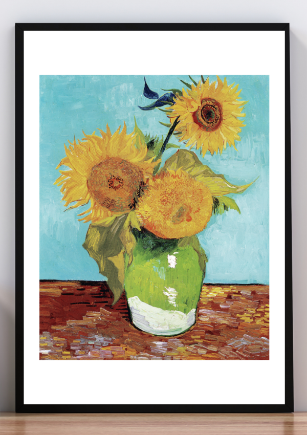 cuadro los girasoles II. Vicent van Gogh 1888