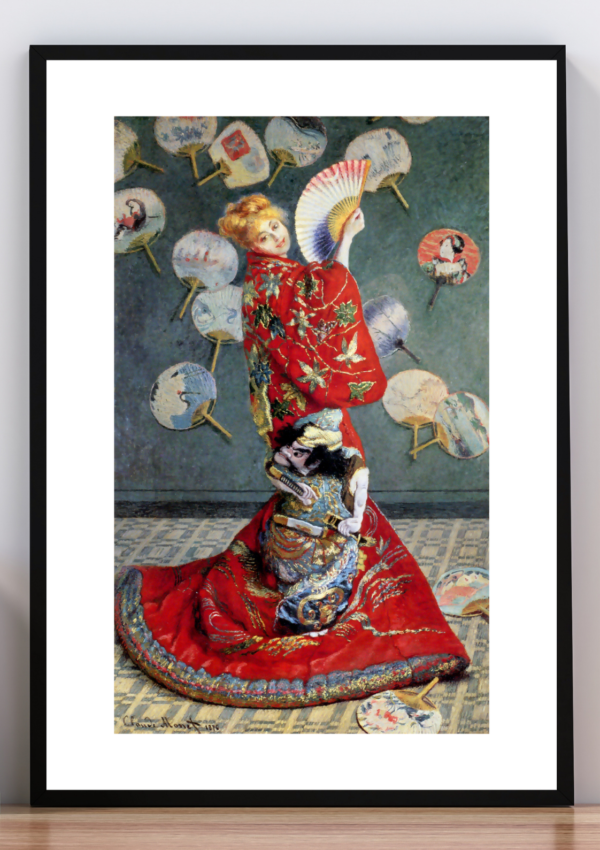 Cuadro la japonesa. Monet 1876
