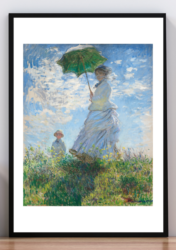 Cuadro La Promenade. Monet 1875