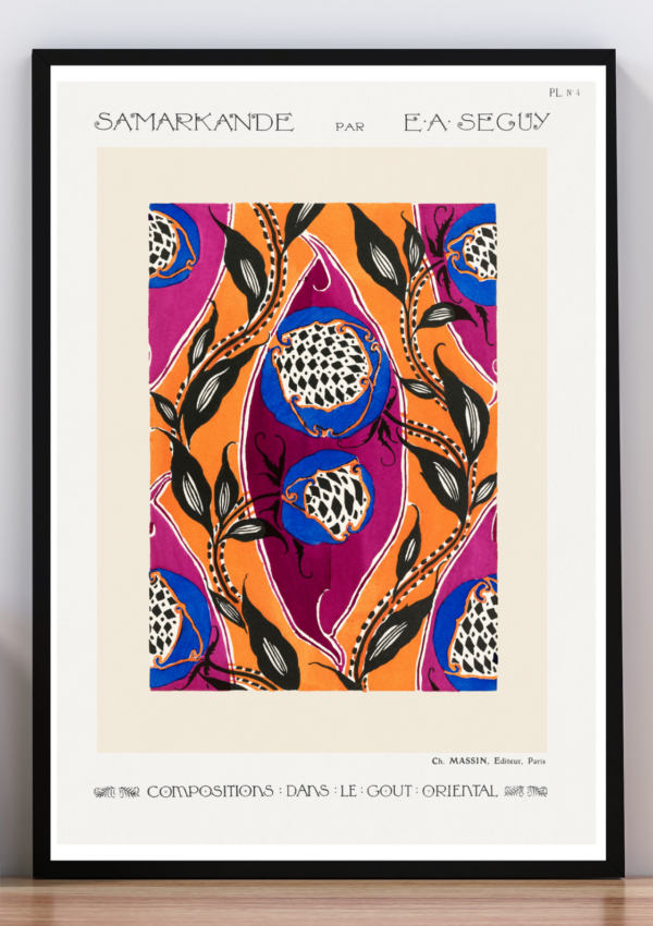 cuadro samarkande (plancha nro 4) seguy 1920