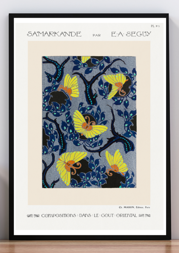 cuadro samarkande (plancha nro5). seguy 1920