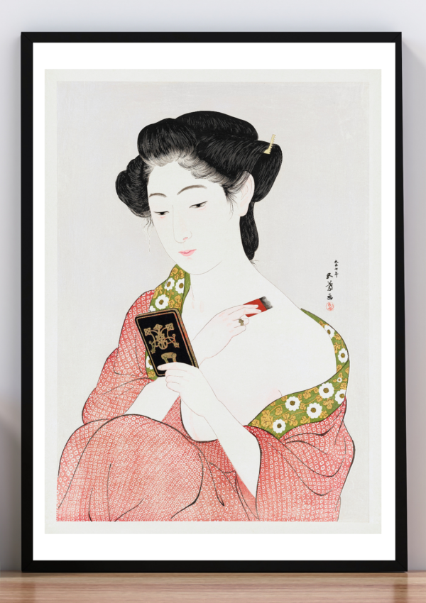 Cuadro maquillaje de Goyo Hashiguchi 1918