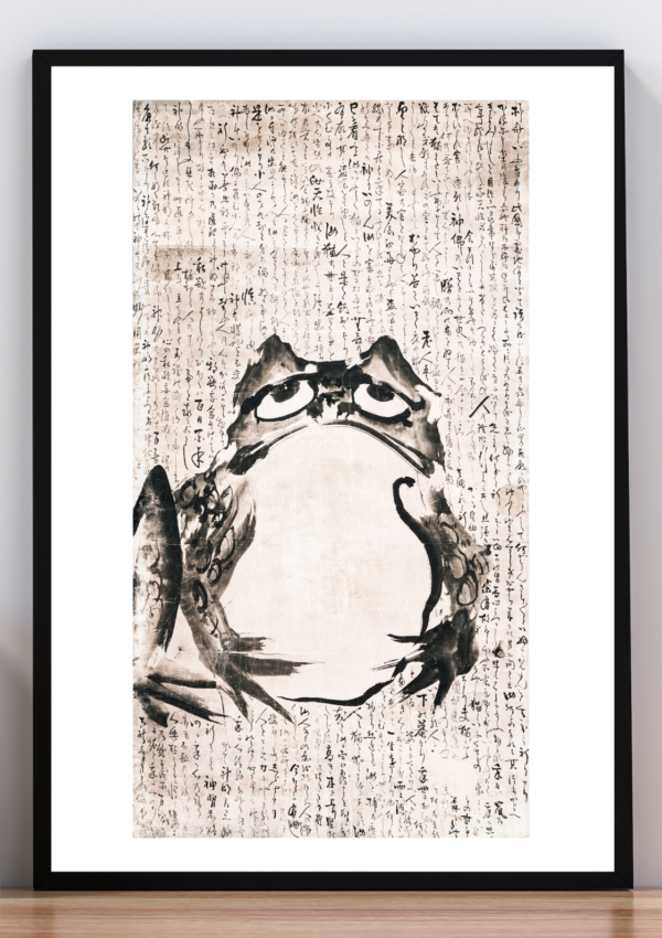 Cuadro sapo. Goshun fines del s. XVIII