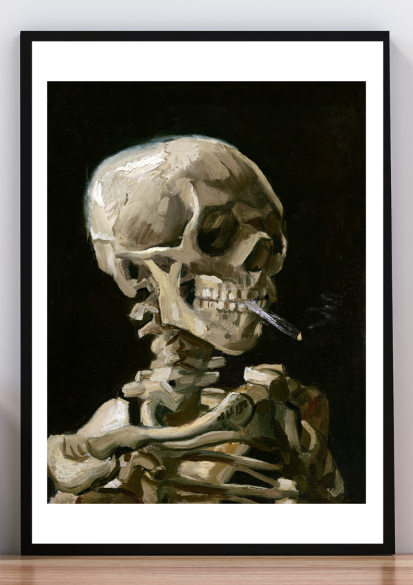 Cuadro con cigarrillo encendido. Van Gogh 1885