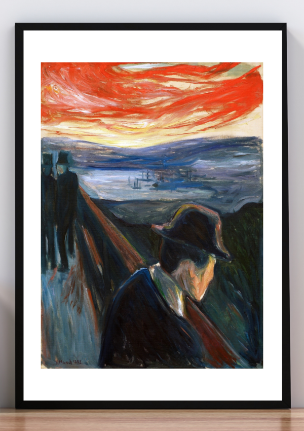 Cuadro la desesperación. Edvard Munch 1892
