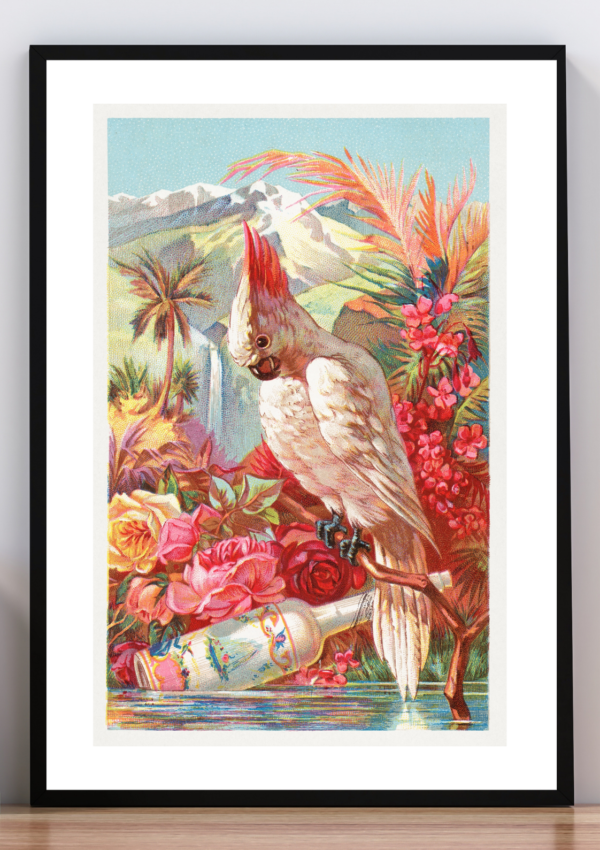 Cuadro Anís del mono, litografía publicitaria antigua.