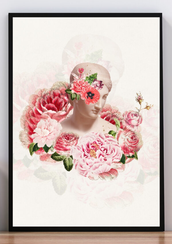 Cuadro collage Afrodita de Milos III