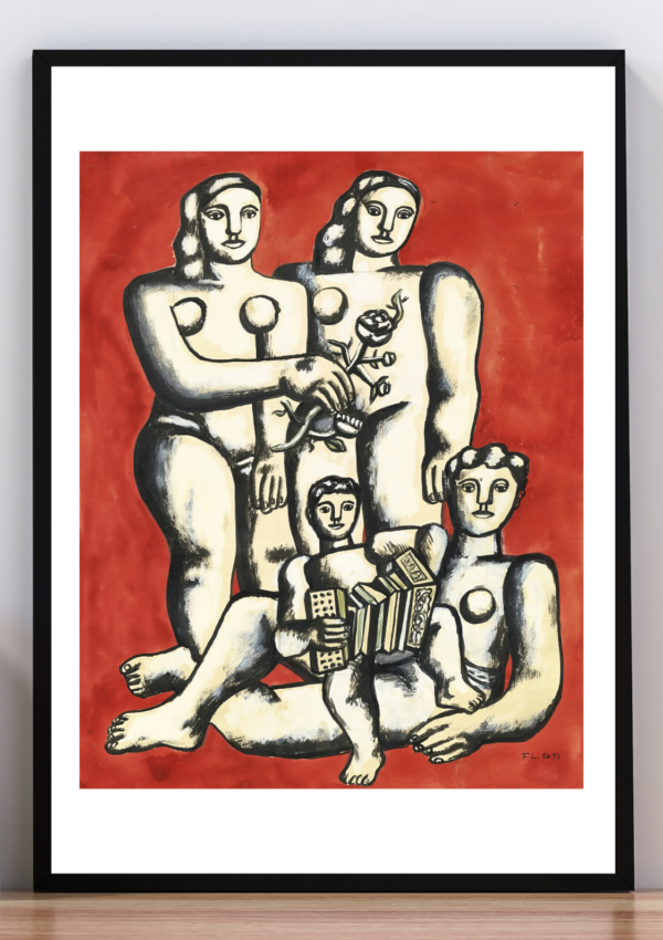 Cuadro la gran familia. Léger 1951