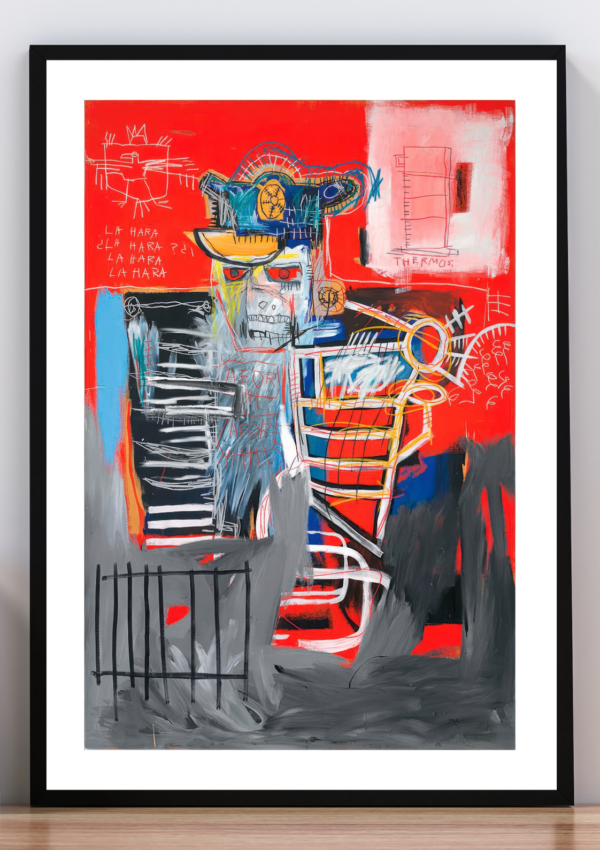 Cuadro la hara, basquiat 1981