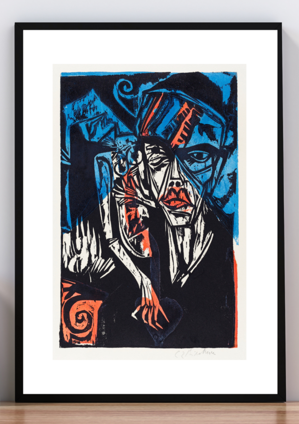 Cuadro Autorretrato ludwing kirchner