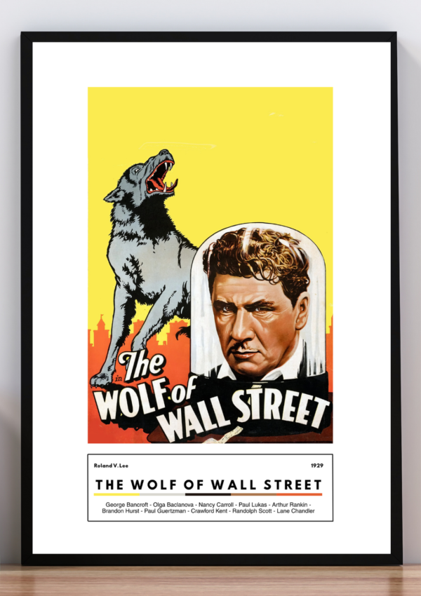 Cuadro the wolf of wall street