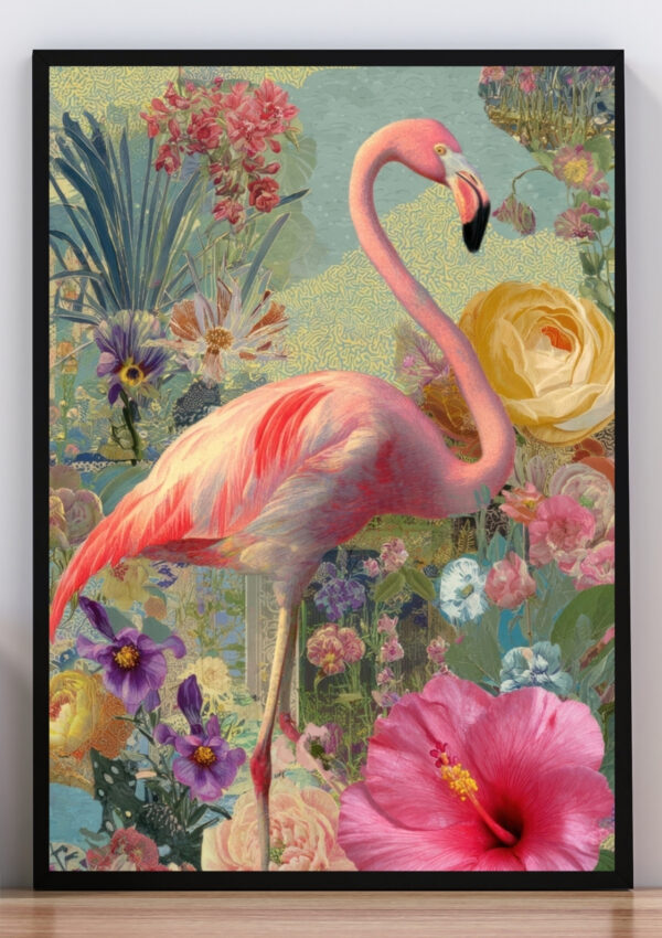 cuadro collage flamenco