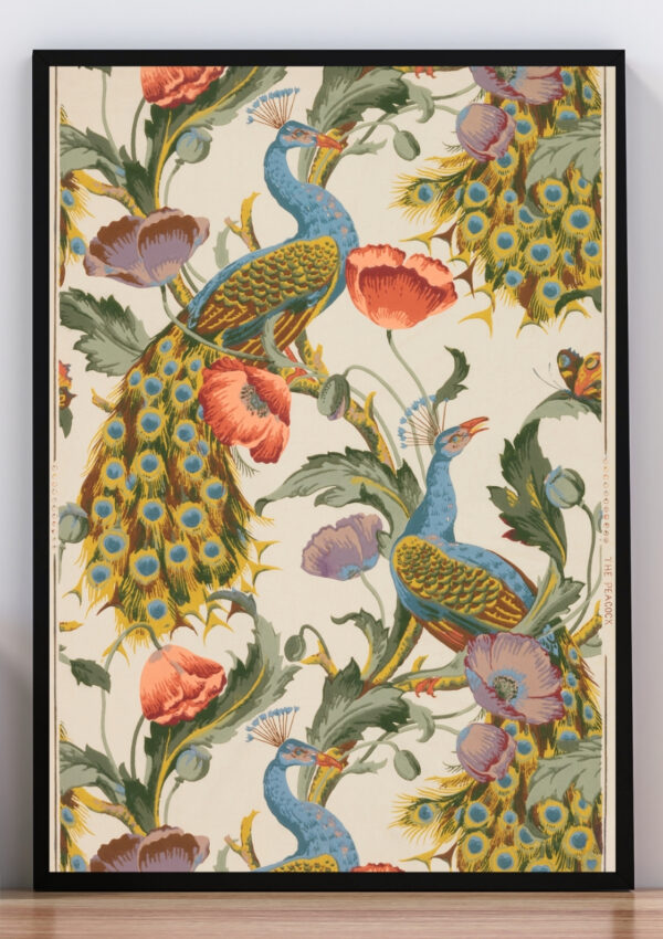 cuadro flamenco y flores de colores