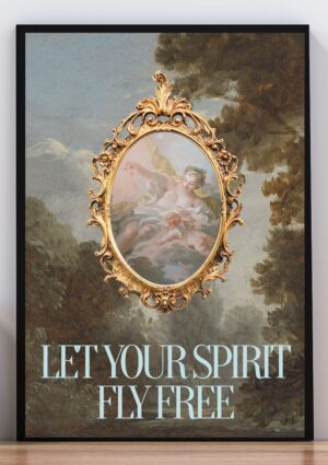 cuadro let your spirit fly free