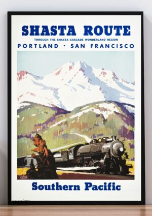 Cuadro poster shasta route