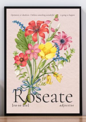 Cuadro poster roseate