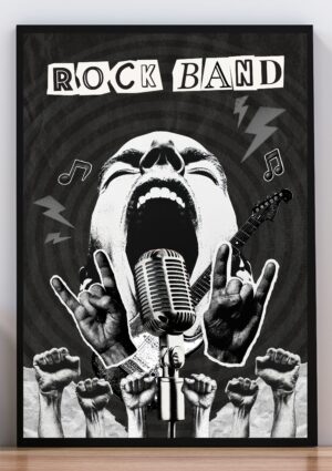 Cuadro poster rock band