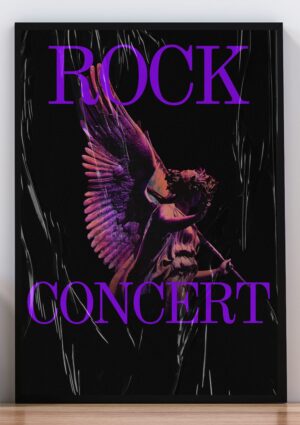Cuadro poster rock concert