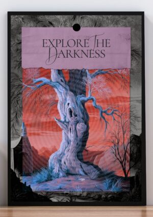 Poster cuadro explore the darkness