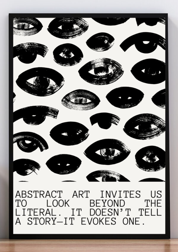 Cuadro ojos abstractos