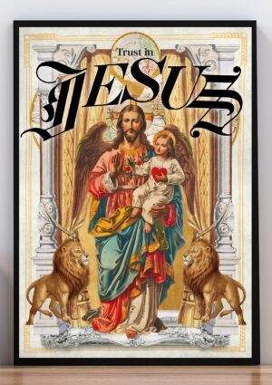 cuadro poster jesus