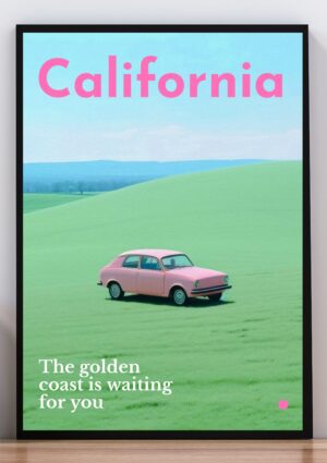 cuadro poster california