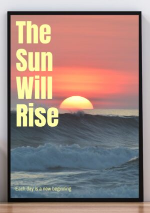 Cuadro the sun will rise