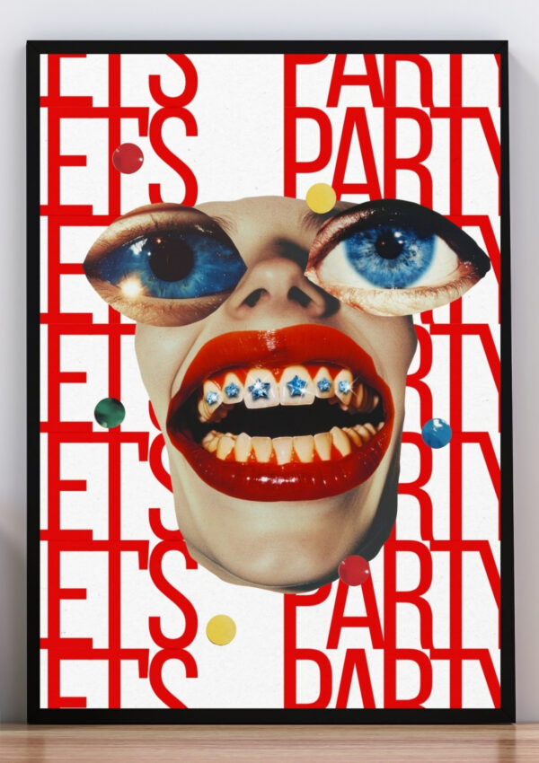 Cuadro collage rostro