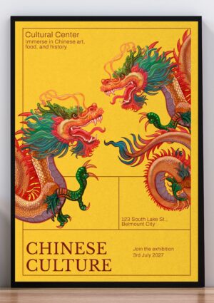 Cuadro poster chinese culture