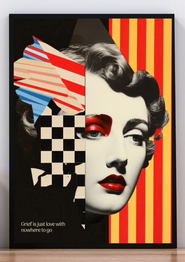 Cuadro collage Woman