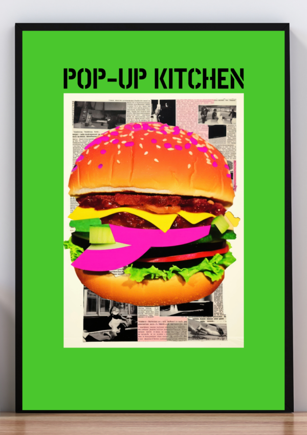 Cuadro pop-up kitchen