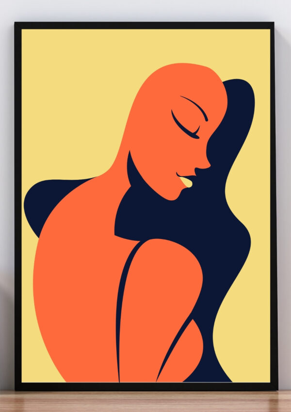 Cuadro silueta mujer IV