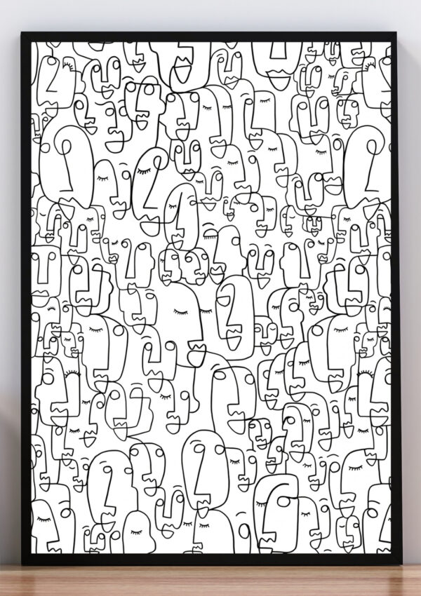 Cuadro monocromático XXX