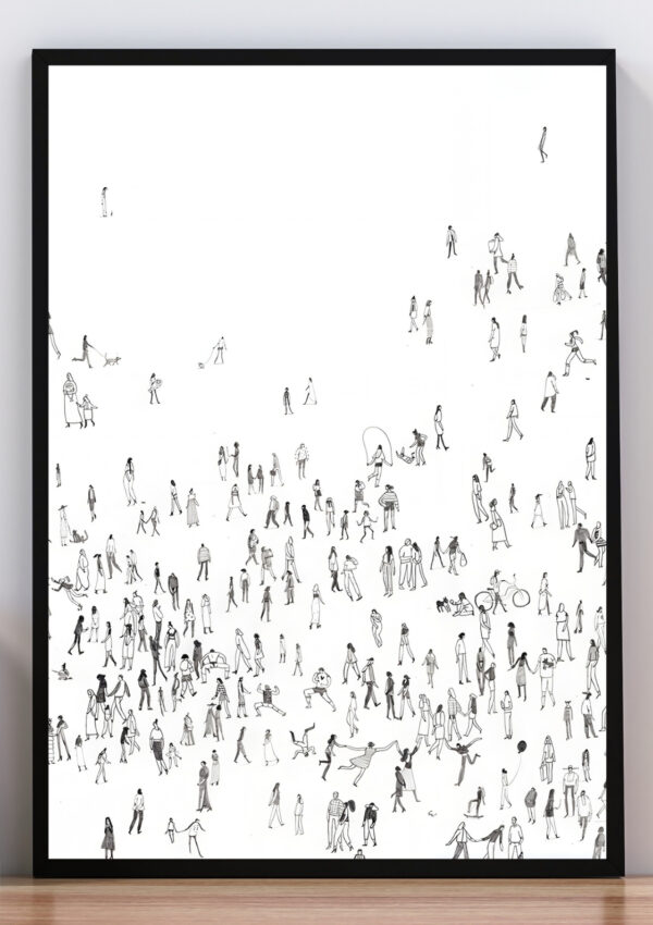 Cuadro monocromático XVIII